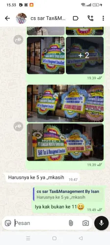 Testimonial Papan Bunga situraja utara