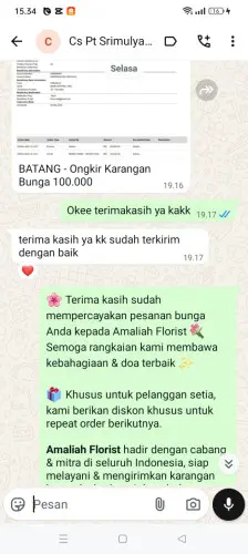 Testimonial Papan Bunga situraja utara